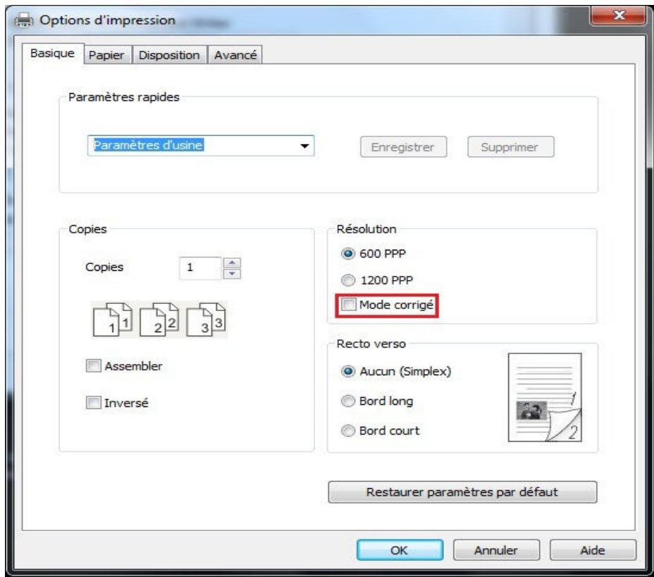 PANTUM M6800FDW - 7.6.Impression en mode raffiné - 1