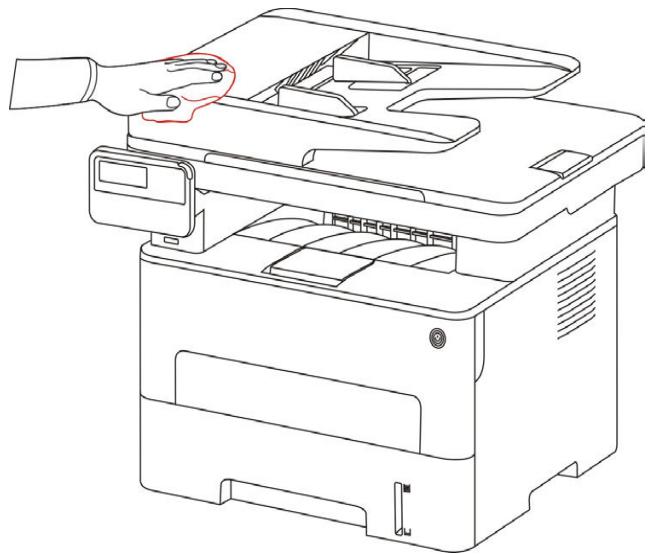 PANTUM M6800FDW - 13.1.Nettoyage de l'imprimante - 2