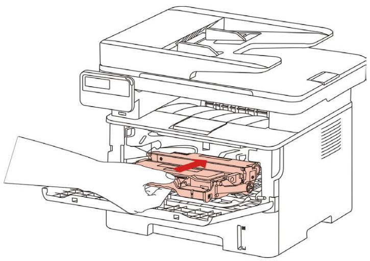 PANTUM M6800FDW - Les étapes de changement de cartouche comme suit: - 7
