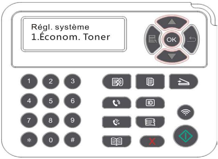 PANTUM M6800FDW - Configuration d'économie d'encre - 2