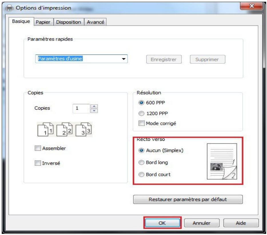 PANTUM M6800FDW - Comment imprimer double faces automatiquement - 3