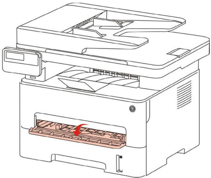 PANTUM M6800FDW - 2.4.2.Installation manuelle dans la boîte d'alimentation de papier - 2