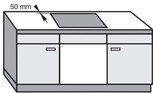 MIELE KM 537 - Distances de sécurité latérales - 3
