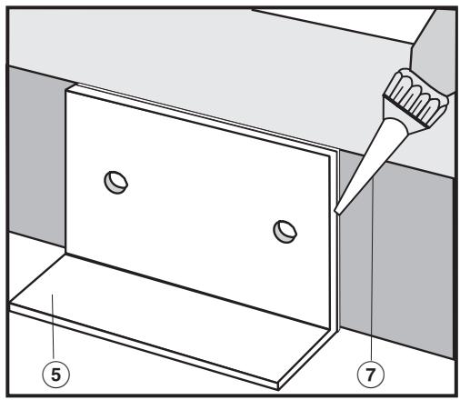 MIELE KM 537 - Montage des agrafes et des équres de fixation - 6