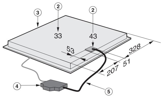 MIELE KM 537 - Cotes d'encastrement KM 540 / KM 541 / KM 542 / KM 543 - 2