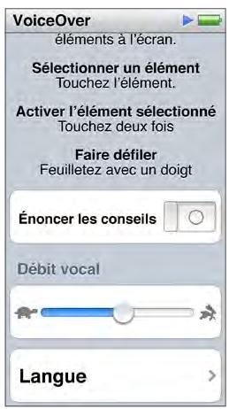 APPLE iPOD NANO 16GB PINK - Utilisation de VoiceOver - 1
