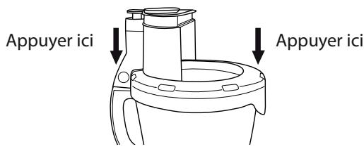 CUISINART FP 16 DCE METAL - Installer etPTRer le couvercle - 1