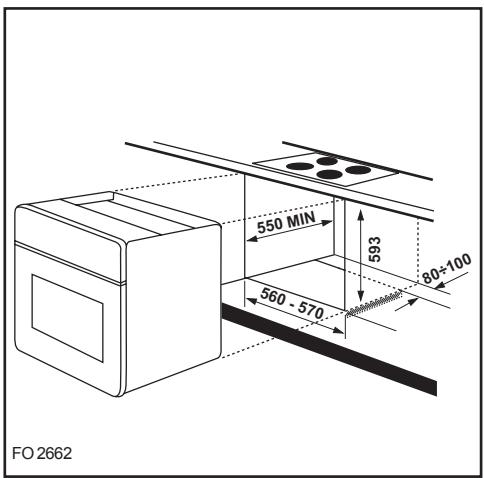 ZANUSSI ZBC 747 N NOIR - Fixation dans le meuble - 5