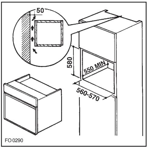 ZANUSSI ZBC 747 N NOIR - Fixation dans le meuble - 3
