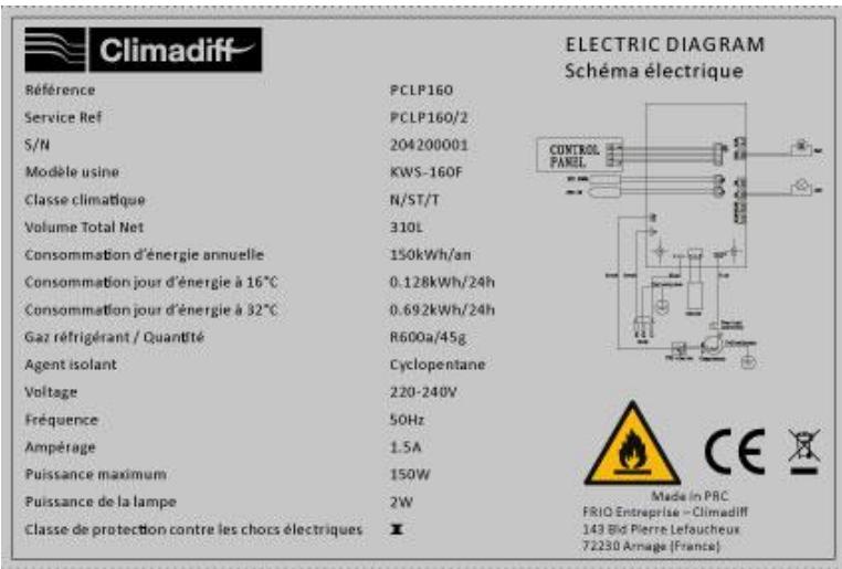 DARRY CPW204B1 - TECHNISCHE DATEN - 1