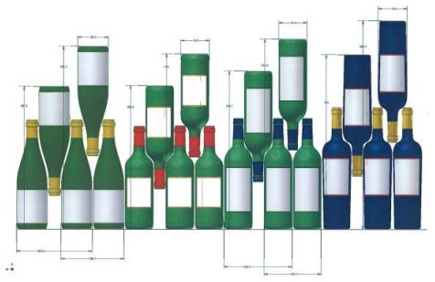 DARRY CPW204B1 - Tipos de botellas: - 1