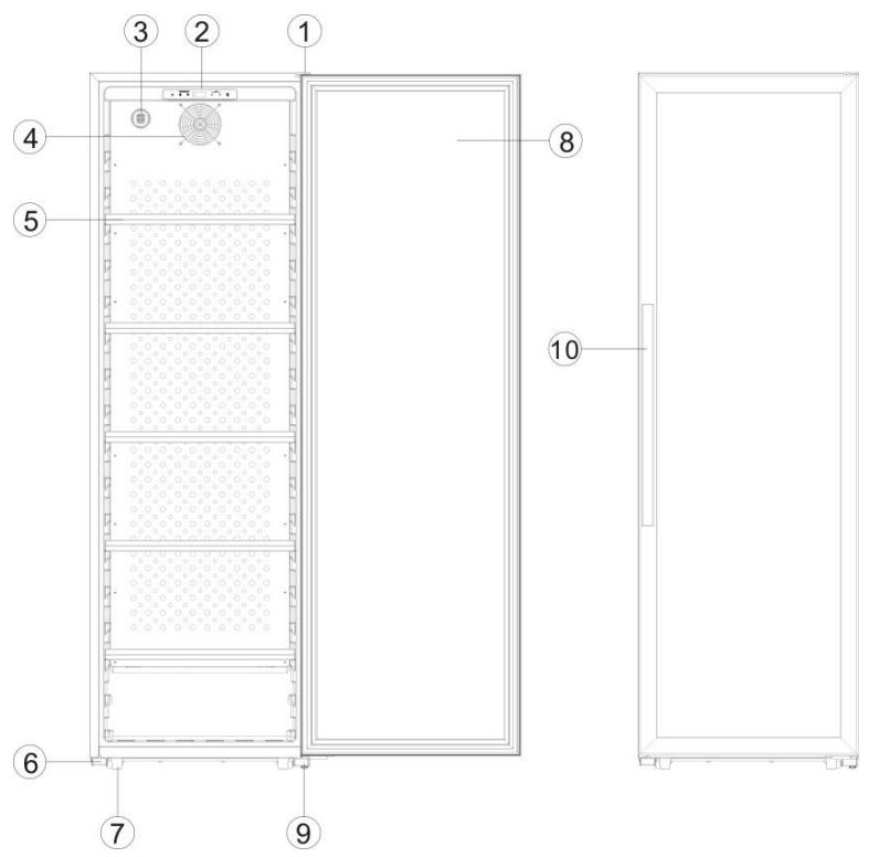 DARRY CPW204B1 - DESCRIPTION OF THE APPLIANCE - 2