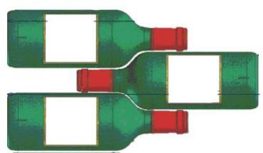 DARRY CPW204B1 - Methods om flessen kruiselings neer te leggen: - 2