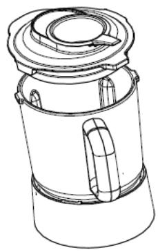 PROLINE BLENDER CHAUFFANT - COUVERCLE ET VERRE DOSEUR - 1