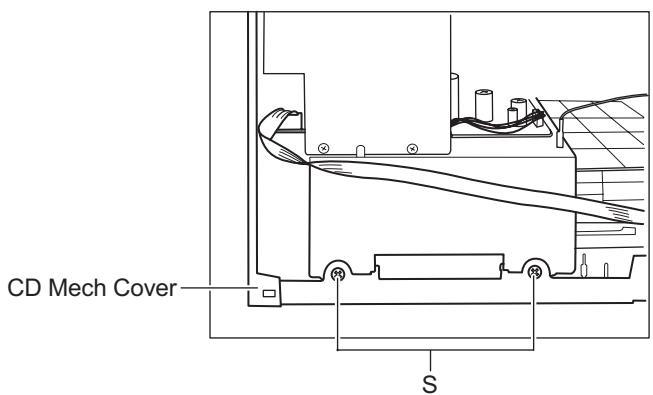 VICTOR UX-S59 - Removing the CD mechanism cover (See Fig.30, 31) - 2