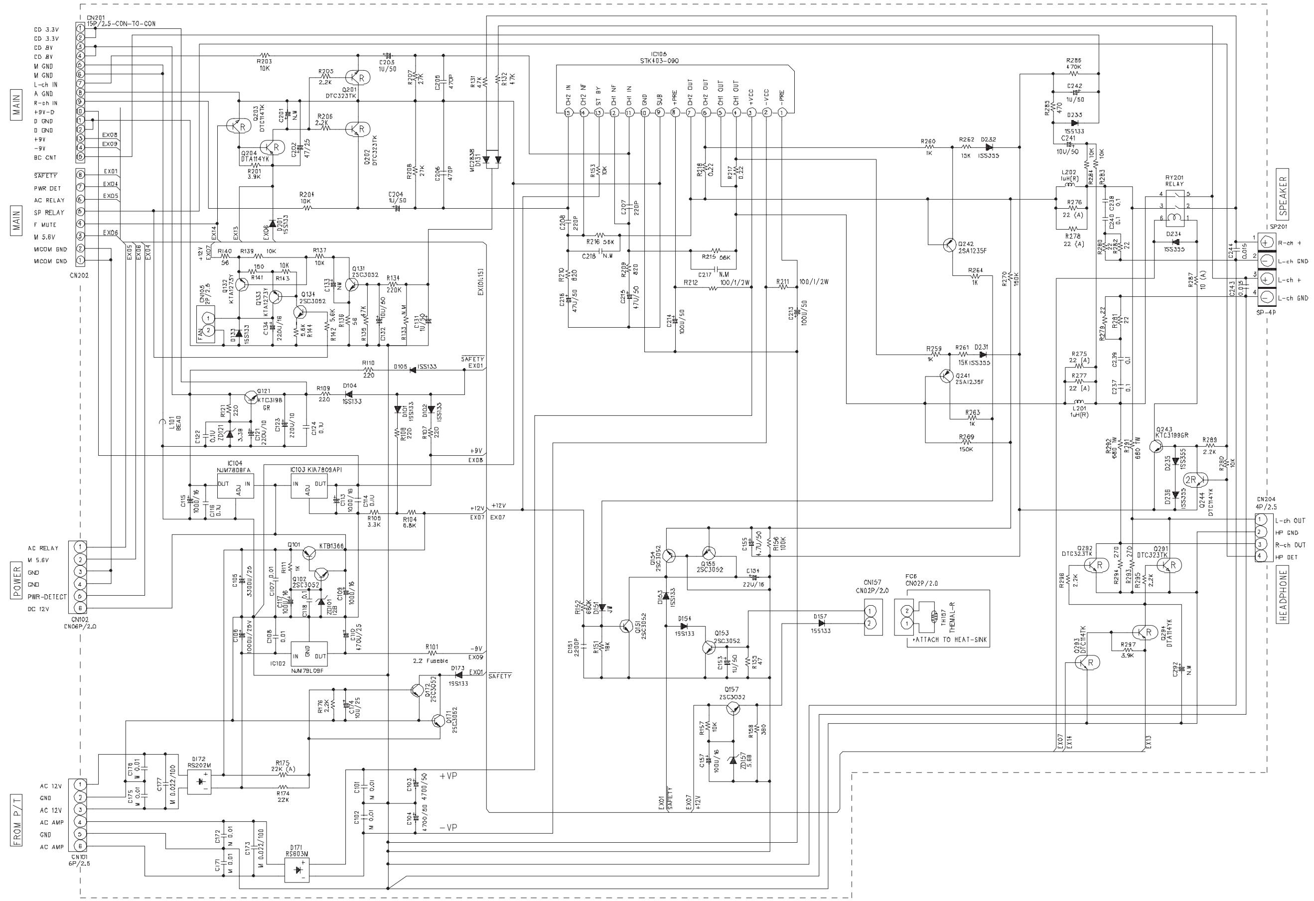 VICTOR UX-S59 - Standard schematic diagrams - 1