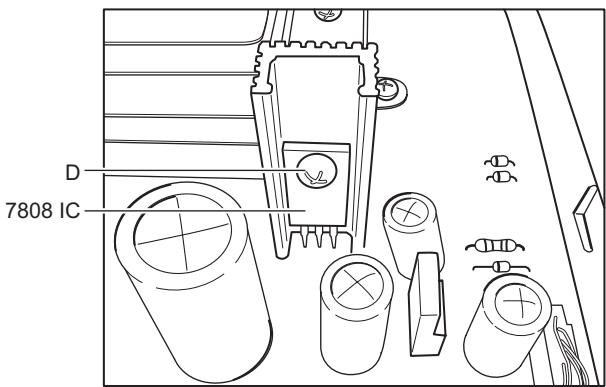 VICTOR UX-S59 - Replacing the 7808 IC (See Fig.3) - 2