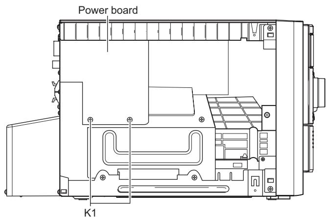 VICTOR UX-S59 - Removing the power board (See Fig.14 to 16) - 1