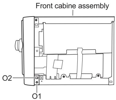 VICTOR UX-S59 - Removing the front cabinet (See Fig.23 to 25) - 1