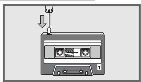 GRUNDIG RRCD3720 - Protection de la cassette contre les enregistrements involontaires - 1