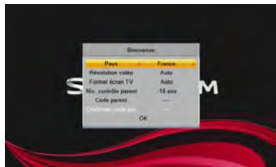 SAGEMCOM DTH84HD - Lancer votre première installation - 2