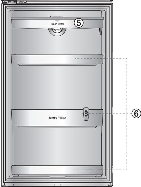 DAEWOO FN-595NW - \section*{Caracteristiques interieures} - 4