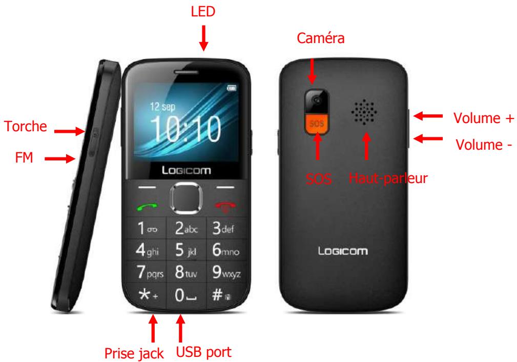 LOGICOM L-6235 - Description du phone - 1