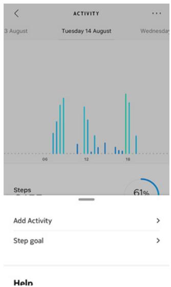 WITHINGS Move ECG - Modifier mon objectif d'activité - 1