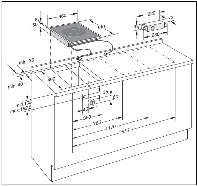 GAGGENAU VI 411-111 - Instructions importantes concernant la pose - 1