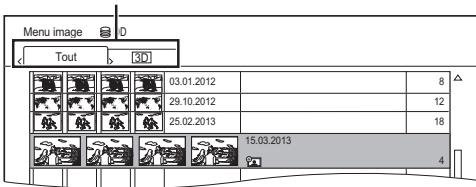 PANASONIC DMR6UBT1IEC - Écran Menu image - 1