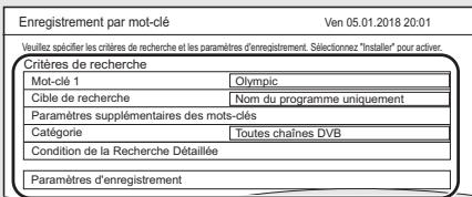 PANASONIC DMR6UBT1IEC - Enregistrement par mot-clé - 2