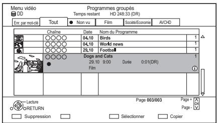 PANASONIC DMR6UBT1IEC - Suppression des programmes enregistrés - 1