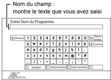 PANASONIC DMR6UBT1IEC - Saisie de texte - 1