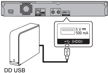 PANASONIC DMR6UBT1IEC - A propos du DD externe (DD USB) - 1