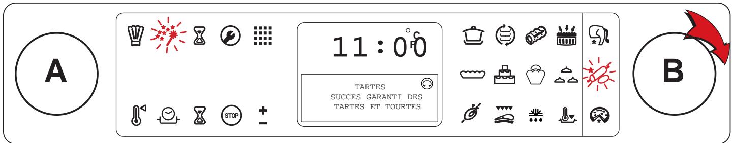 SCHOLTES FG 636.1 MA MIR/ANT - Lancer une cuisson Succès Les paramètres Temps et Température - 2