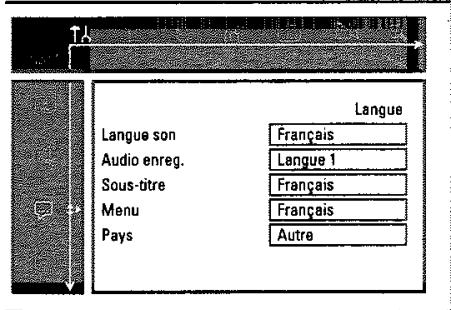 SCHNEIDERMARQUE SRV 645 - Réglage du pays/de la langue - 1