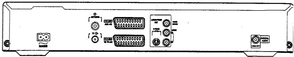 SCHNEIDERMARQUE SRV 645 - Arrière de l'enregistreur - 1