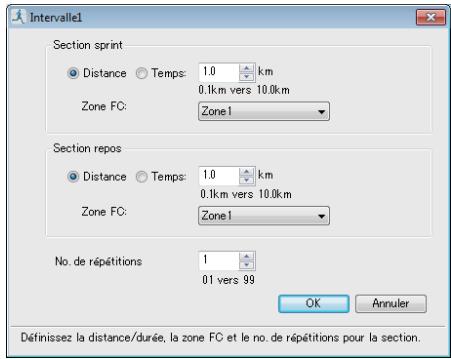 EPSON E11E203213 - Réglages modèle - Écran de paramètres Intervalle - 1