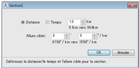EPSON E11E203213 - Réglages modèle - Écran de paramètres Allure cible - 1