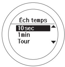 EPSON E11E203213 - Sélectionnez l'intervalle auquel afficher l'écran. - 1