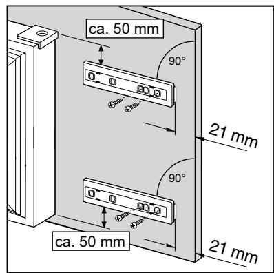 BRANDT CA2950E - Dimensions de la niche - 6