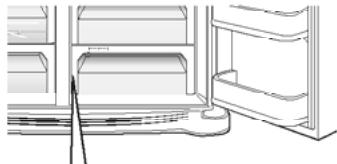 LG-GOLDSTAR GR-L20DVQAC - Conversion en compartiment légumes ou viande (sur certains modèles uniquement) - 2