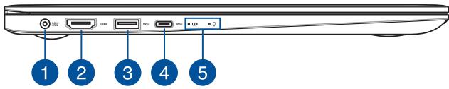 ASUS UX331UA-C413 - Côté gauche - 1