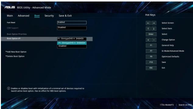 ASUS UX331UA-C413 - Boot (Démarrage) - 1