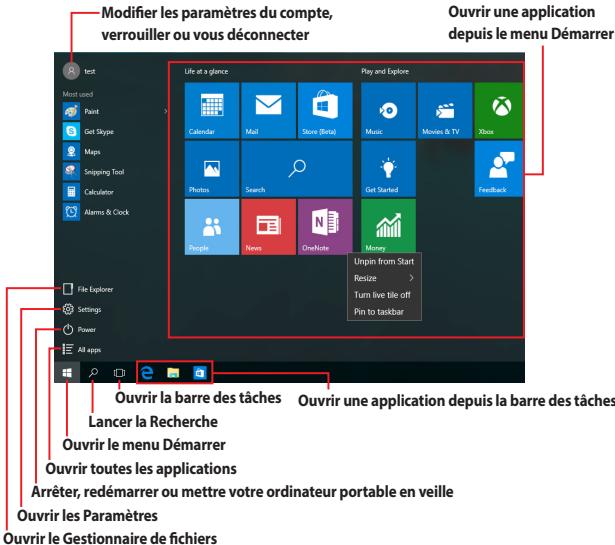ASUS UX331UA-C413 - Menu Démarrer - 1