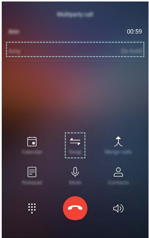 HUAWEI NC - Activer la fonctionnalité de mise en attente des appeals pour ne jamais manquer un appel de tiers important - 1