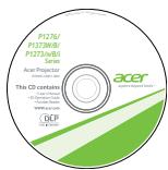 ACER P1273B - Vue d'ensemble du paquet - 13