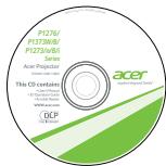 ACER P1273B - Vue d'ensemble du paquet - 8