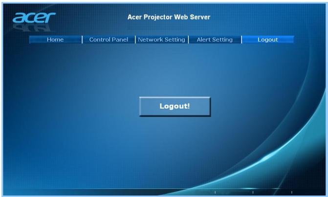 ACER P1273B - Logout (Déconnector) - 1