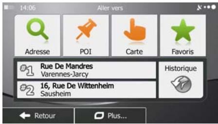 MAPPY ULTI X575 CAMP EUROPE - Déterminer un nouveau point de départ de l'itinéraire - 4